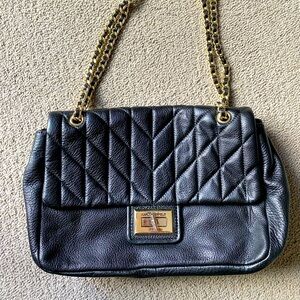 Karl Lagerfeld leather handbag